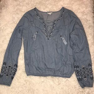 Aeropostale denim top
